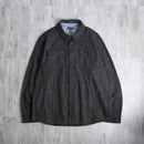 “LAND’S END” melange poly acryl shirt