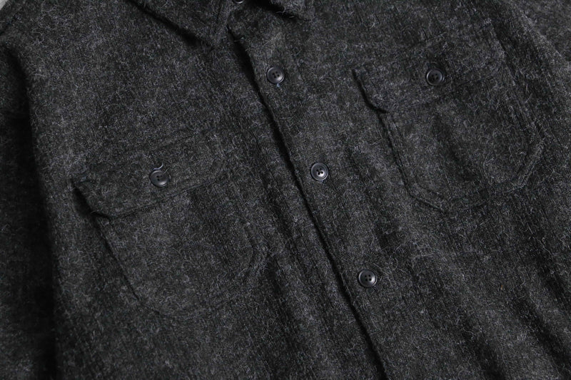 “LAND’S END” melange poly acryl shirt