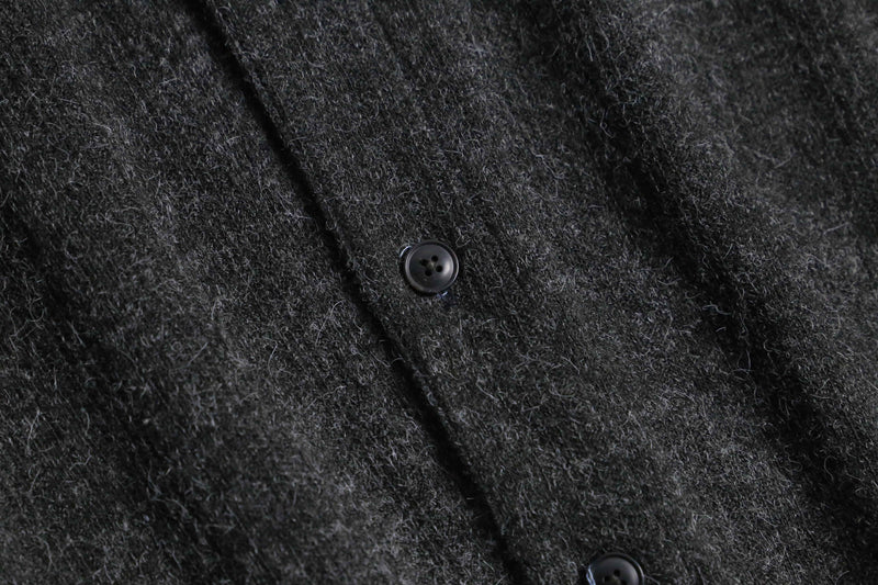 “LAND’S END” melange poly acryl shirt