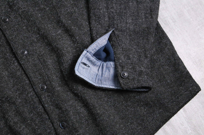“LAND’S END” melange poly acryl shirt