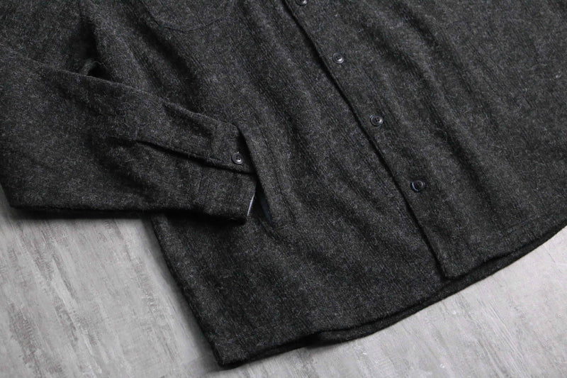 “LAND’S END” melange poly acryl shirt