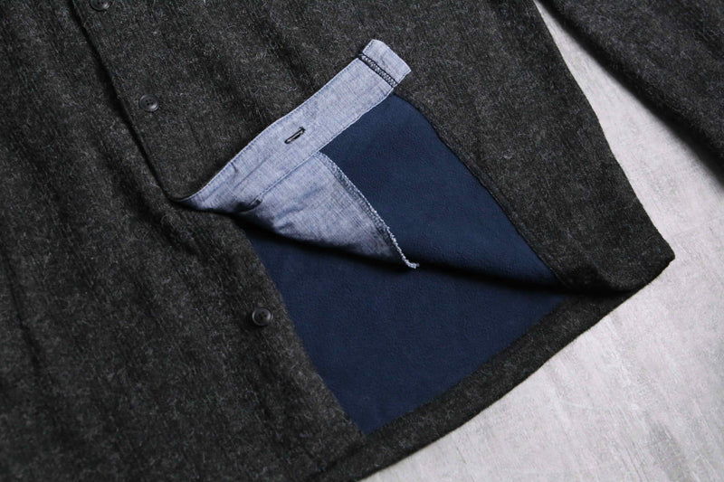 “LAND’S END” melange poly acryl shirt