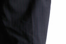 black red pinstripe trousers