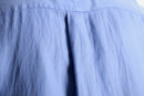 “Ralph Lauren BLAKE” sax blue silk linen shirt