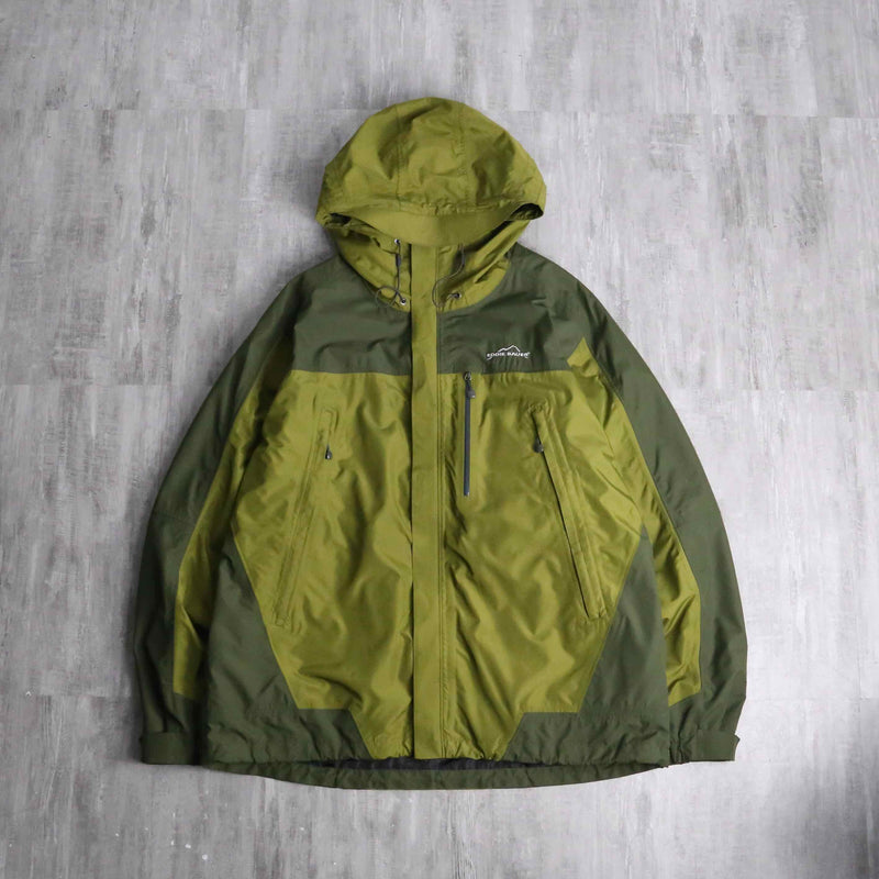 "Eddie Bauer" khaki green color nylon jacket