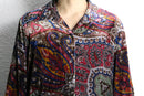 oriental sheer velour shirt