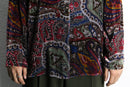oriental sheer velour shirt