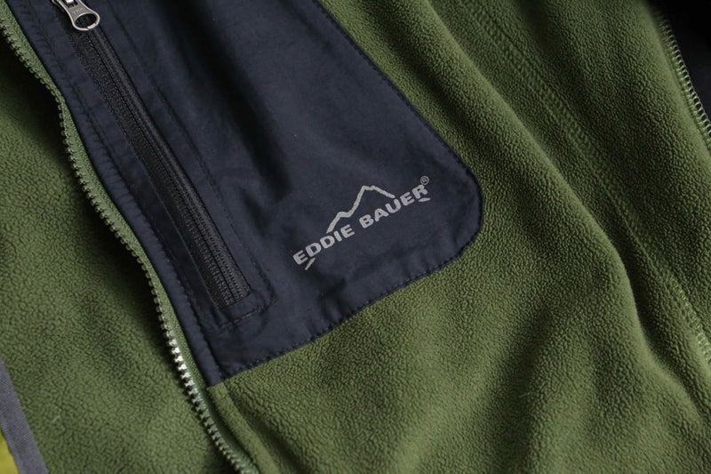"Eddie Bauer" khaki green color nylon jacket