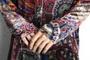 oriental sheer velour shirt