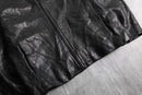 1990-00s lambskin stand collar leather jacket