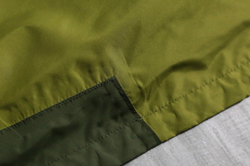 "Eddie Bauer" khaki green color nylon jacket