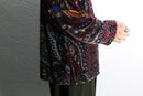 oriental sheer velour shirt