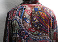 oriental sheer velour shirt