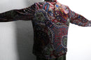 oriental sheer velour shirt