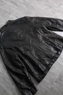 1990-00s lambskin stand collar leather jacket