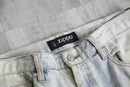 ''Re:make'' rug docking wide denim pants