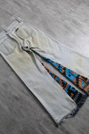 ''Re:make'' rug docking wide denim pants