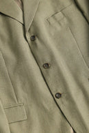 “VERSACE” light olive tailored jacket