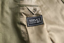 “VERSACE” light olive tailored jacket