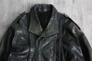 dark green doe leather jacket