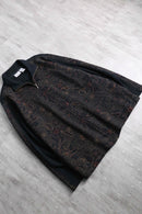 flower embroidery  high neck sweat