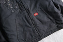 "Re:make" leather rosary duck jacket