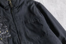"Re:make" leather rosary duck jacket