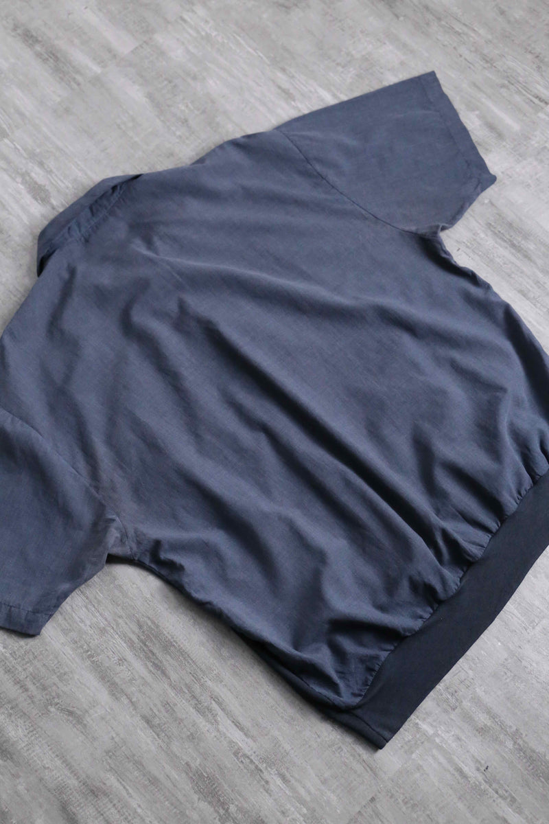 2-tone line design S/S polo