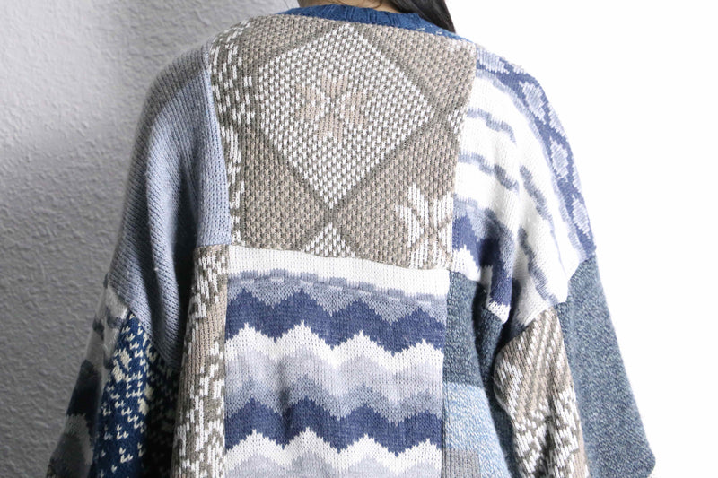 "Re:make" knit docking pullover