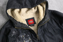 "Re:make" leather rosary duck jacket