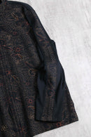 flower embroidery  high neck sweat