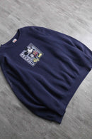 "Disney" Mickey graphic navy sweat
