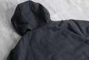 "Re:make" leather rosary duck jacket