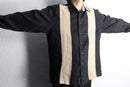 two tone linen L/S shirt