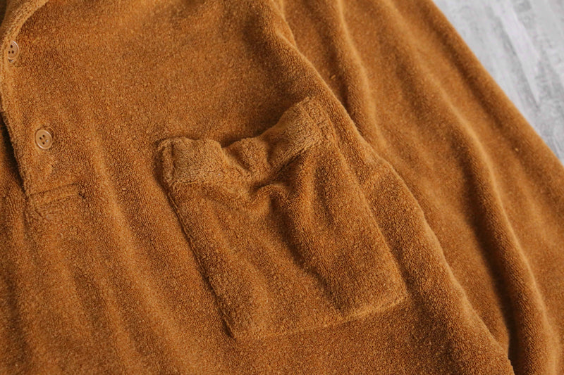 80’s “Arrow” brown pile L/S polo