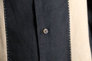 two tone linen L/S shirt