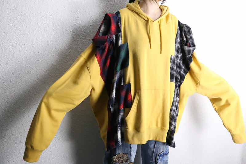 "Re:make" shirt docking hoodie