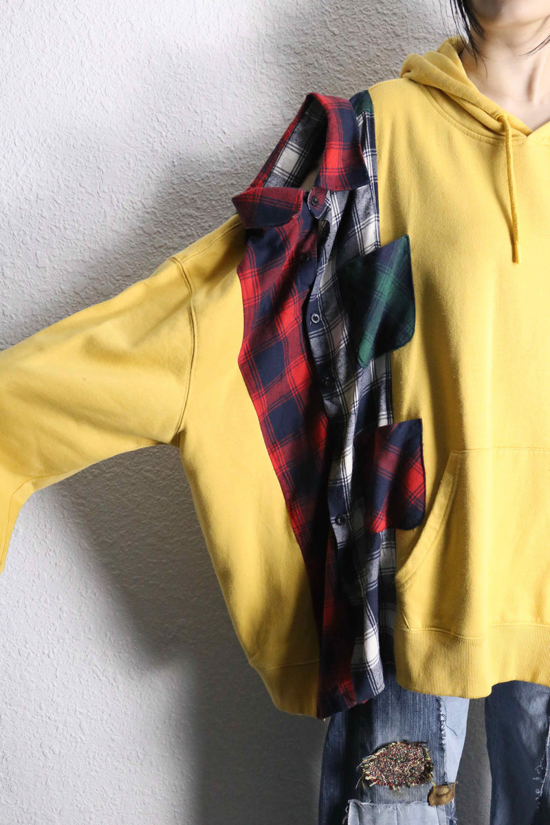 "Re:make" shirt docking hoodie