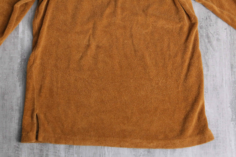 80’s “Arrow” brown pile L/S polo