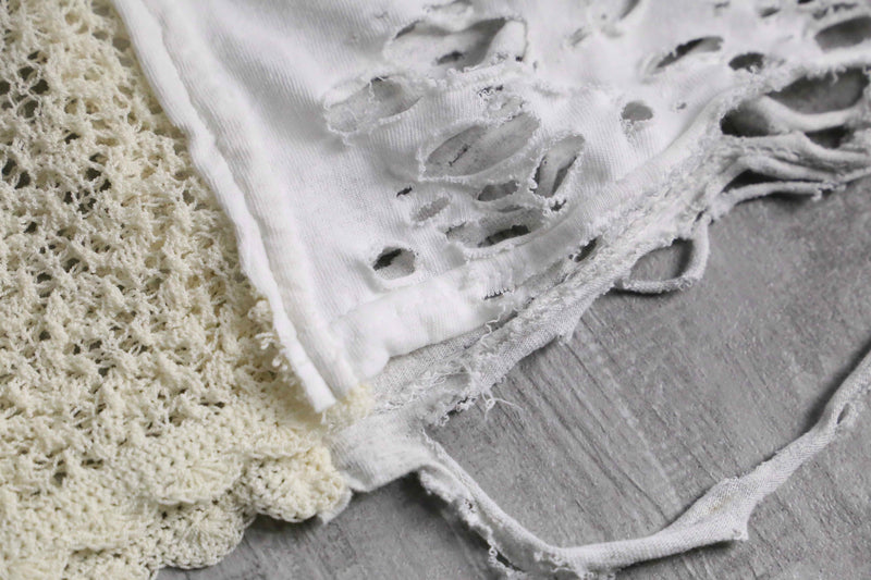 "Re:make" docking lace Tee