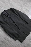 dark khaki double-breasted tailored jaket