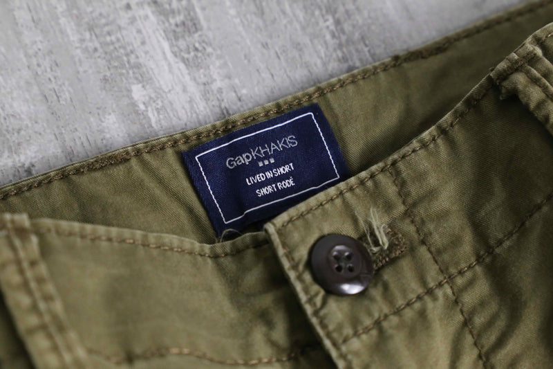 "GAP KHAKIS" khaki cargo short pants