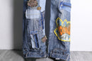 "Re:make"patchworkwide denim
