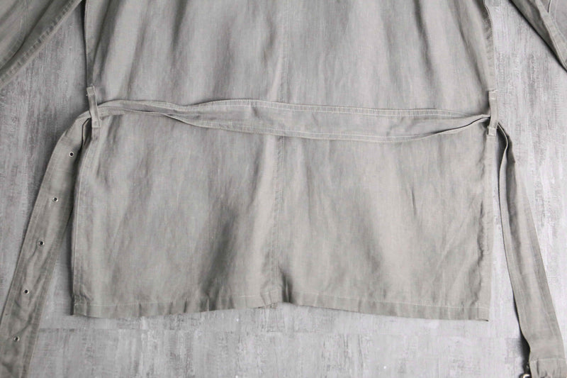 "Belstaff" light gray color linen field jacket