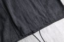 "Re:make" leather switch design denim blouson