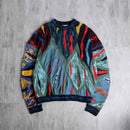 “COOGI”multicolor 3D cotton knit