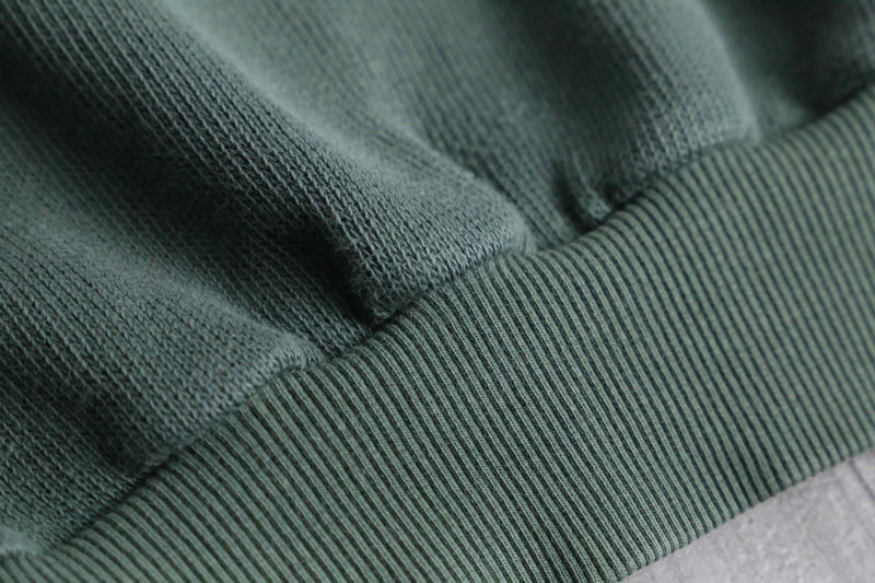 "LACOSTE" khaki half button up knit