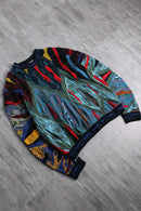 “COOGI”multicolor 3D cotton knit