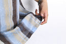 “STACY ADAMS” botanical stripe design S/S shirt