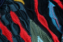 “COOGI”multicolor 3D cotton knit
